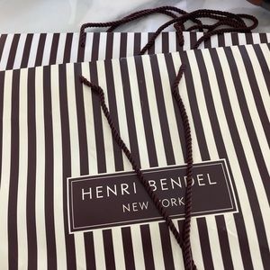 2 Henri Bendel Large Gift Bags and 1 Small Coach Gift Bag